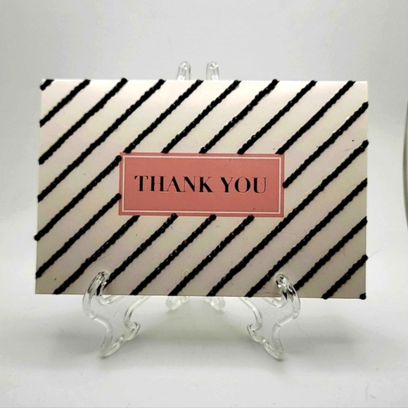 Other - Thank You Beaded Card Small